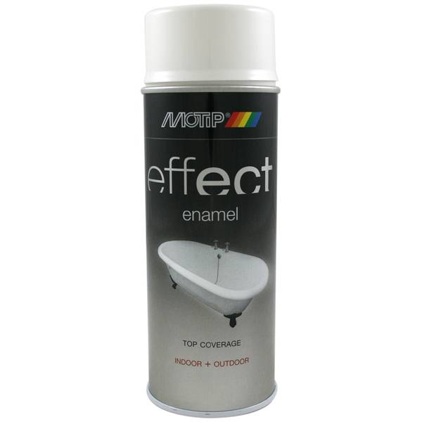 Emajl lak sprej bel 400ml EFFECT ENAMEL 303203 Motip 1 Emajl lak sprej 400ml EFFECT ENAMEL Motip