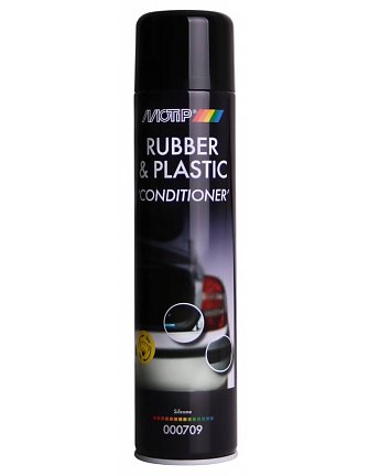 Obnova zbledele plastike in gume 600ml sprej 000709 Motip 1 Sprej obnova zbledele plastike in gume na avtu 000709