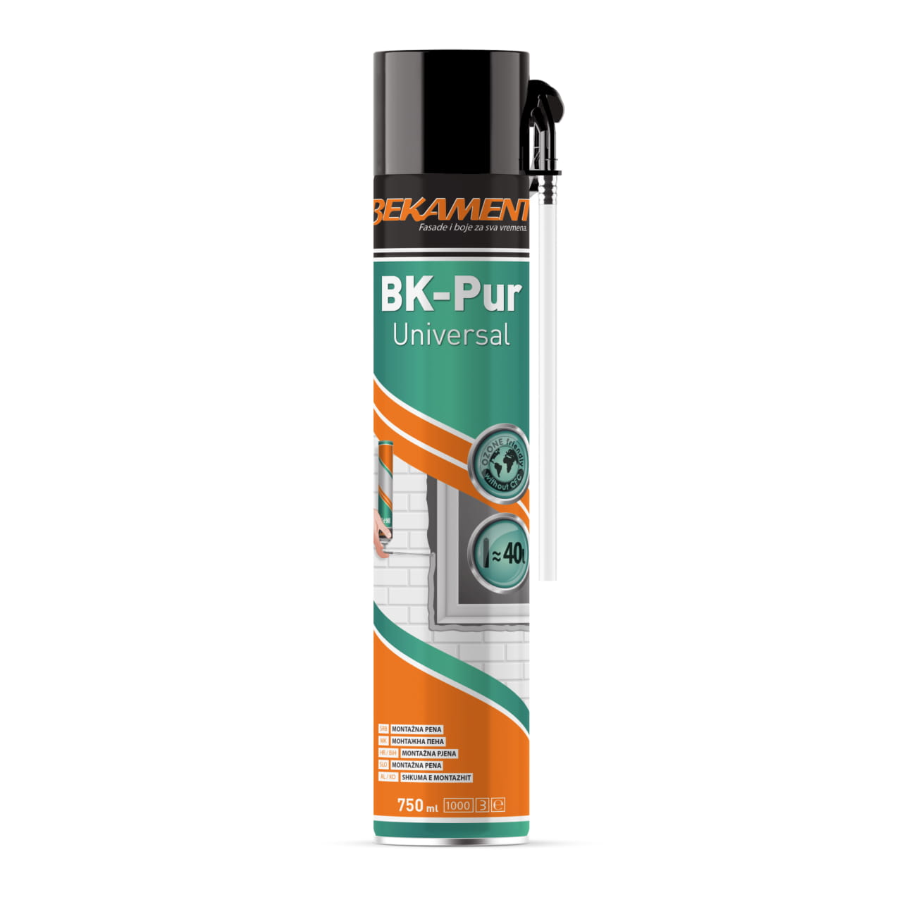 Poliuretanska pena BK – PUR UNIVERSAL Bekament 1 Poliuretanska pena BK – PUR UNIVERSAL Bekament