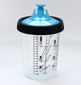 Merilni lončki 850 ml PCS 125µ za lakirne pištole