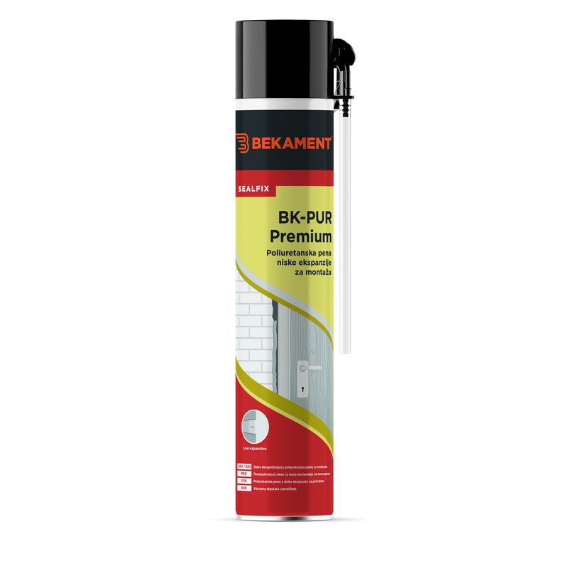 Poliuretanska pena 750ml BK – PUR PREMIUM Bekament 1 Poliuretanska pena BK - PUR PREMIUM Bekament