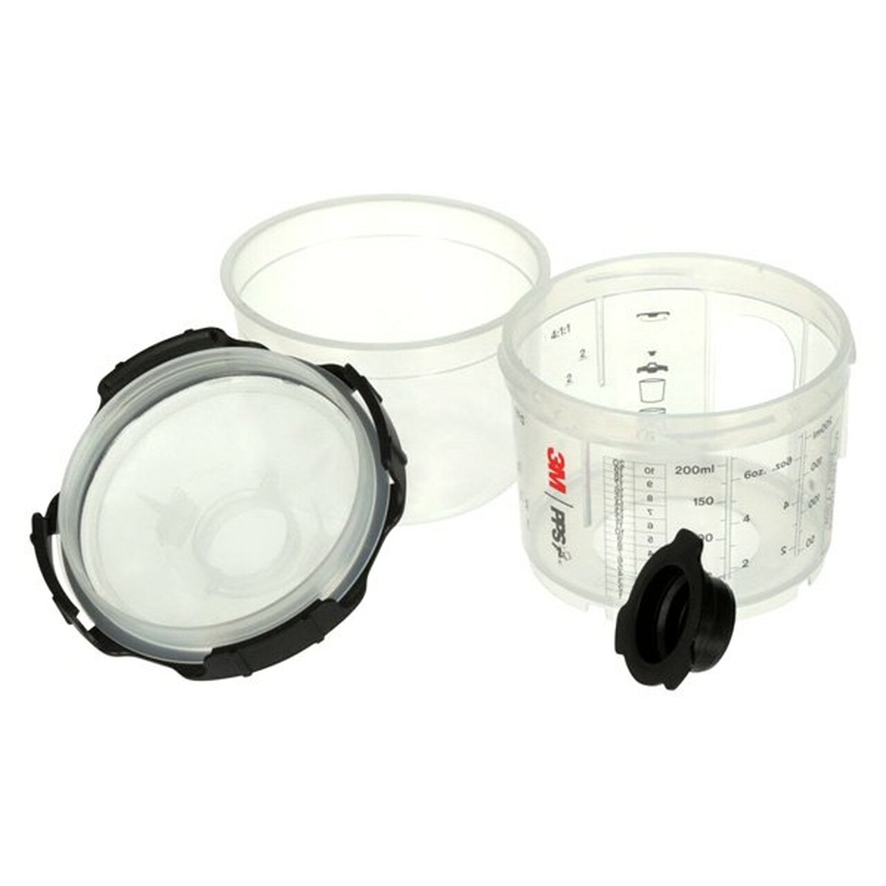 SET lončki za barvo 50/1 PPS 2.0 MINI 200ml 200μ 26114 3M 2 SET lončki za barvo 50/1 PPS 2.0 MINI 200ml 200μ 26114 3M