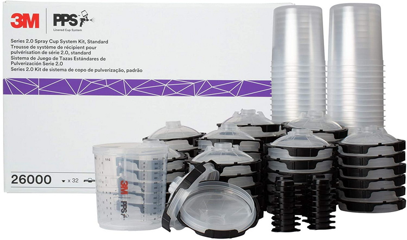 SET lončki za barvo 50/1 PPS 2.0 STANDARD 650ml 200μ 26000 3M 1 SET lončki za barvo PPS 2.0 STANDARD 650ml 200μ 26000 3M