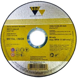 Rezalka za jeklo 115x2,5x22,23mm SIACUT 8913 Sia