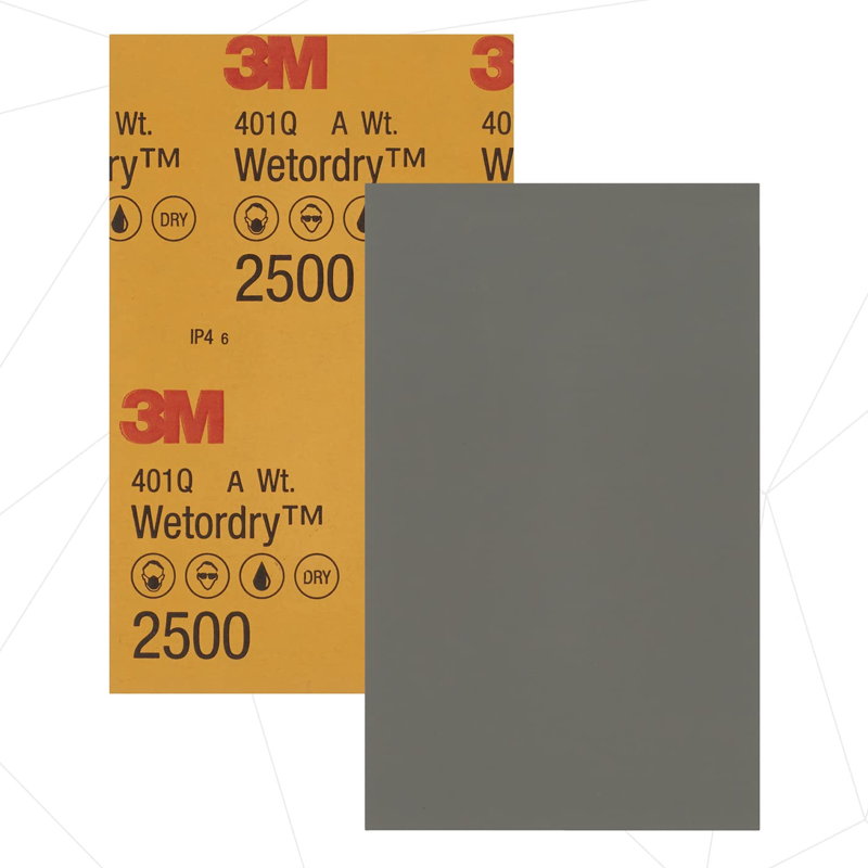 Vodobrusni papir P2500 138x230mm WETORDRY 02045 3M 1 Vodobrusni papir P2500 138x230mm WETORDRY 02045 3M