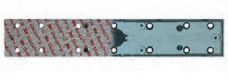 Brusna plošča 70x419mm SL41A BASE PLATE 55039 3M 1 Brusna plošča 70x419mm SL41A BASE PLATE 55039 3M