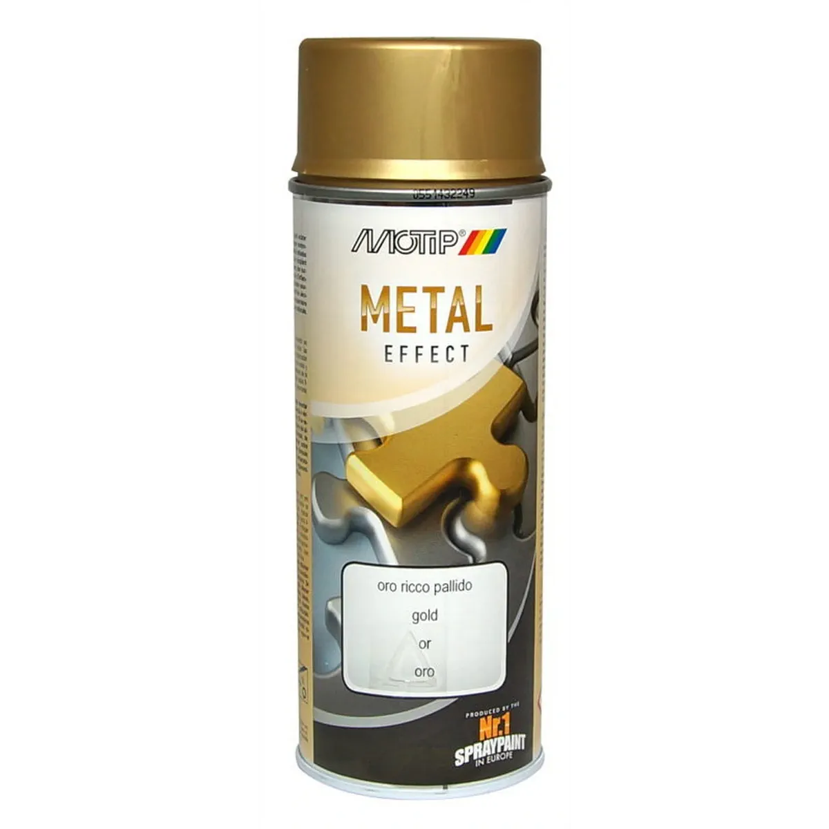Dekorativni sprej efekt 400ml METAL Motip 1 Dekorativni sprej zlata efekt METAL 304668 Motip