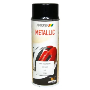 Metalik barva sprej efekt črna METALLIC 394010 Motip