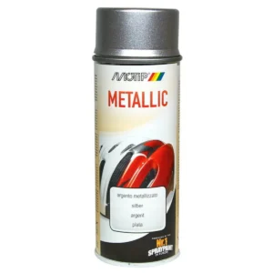 Metalik barva sprej efekt srebrna METALLIC 393983 Motip