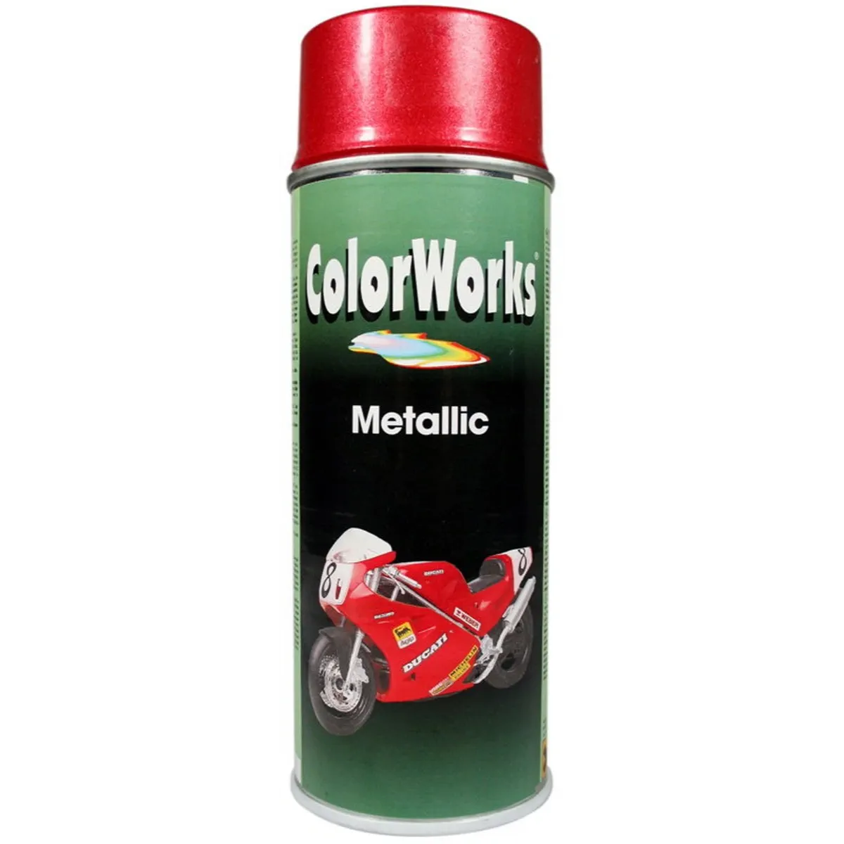 Metalik lak sprej 400ml METALLIC Colorworks 3 Rdeč metalik lak METALLIC 918582 Colorworks