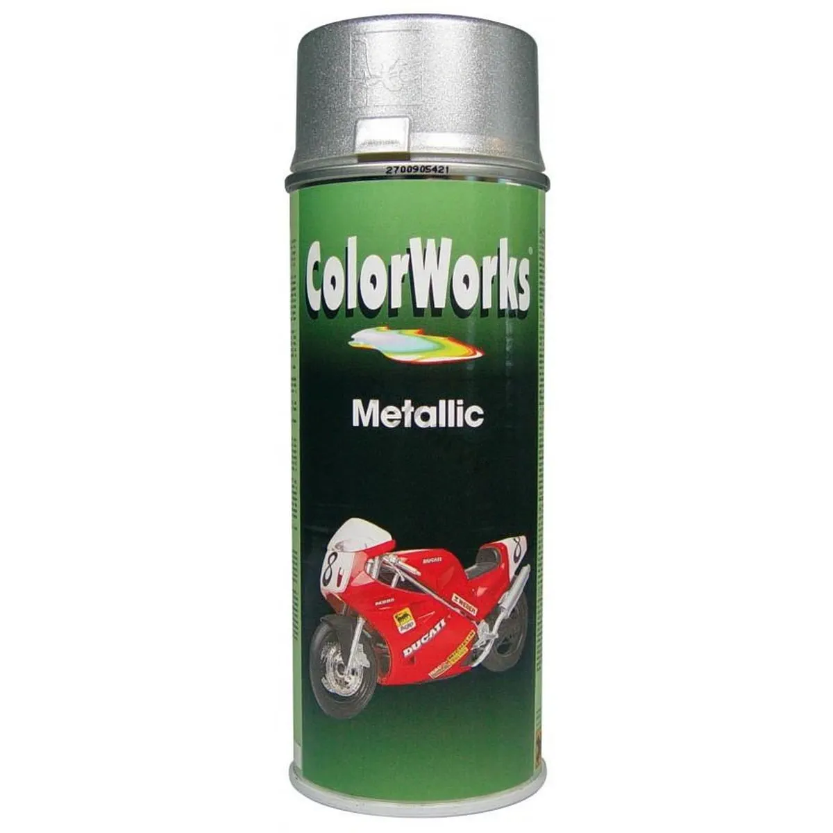 Metalik lak sprej 400ml METALLIC Colorworks 2 Srebrn metalik lak METALLIC 918583 Colorworks