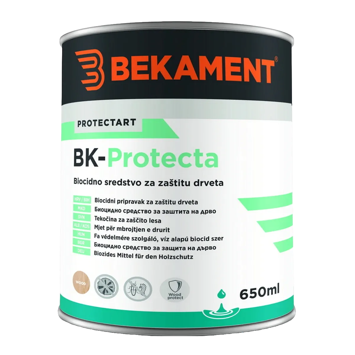 Biocid za les temeljna zaščita 0,65L BK – PROTECTA Bekament 1 Biocid za les temeljna zaščita 0,65L BK – PROTECTA Bekament
