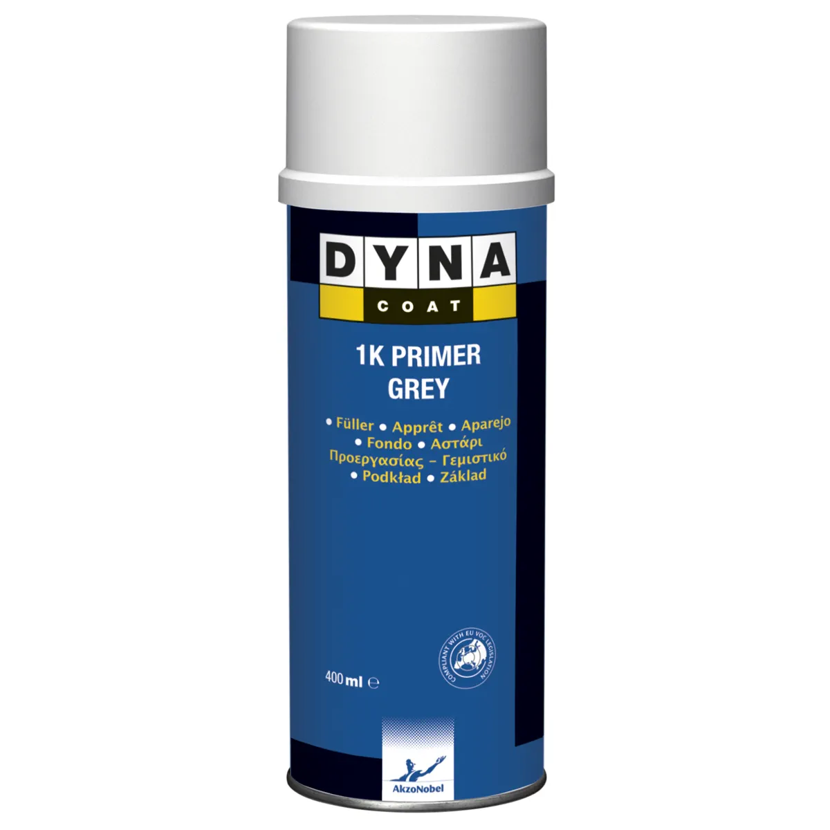 Polnilo primer sprej 400ml 1K PRIMER GREY Dynacoat 1 Polnilo primer sprej 1K PRIMER GREY Dynacoat