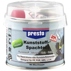 Elastični poliester kit za plastiko črn 250g 443381 Presto