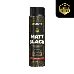 Akrilna barva v spreju 600ml MATT BLACK 604006 LE 2026 Motip