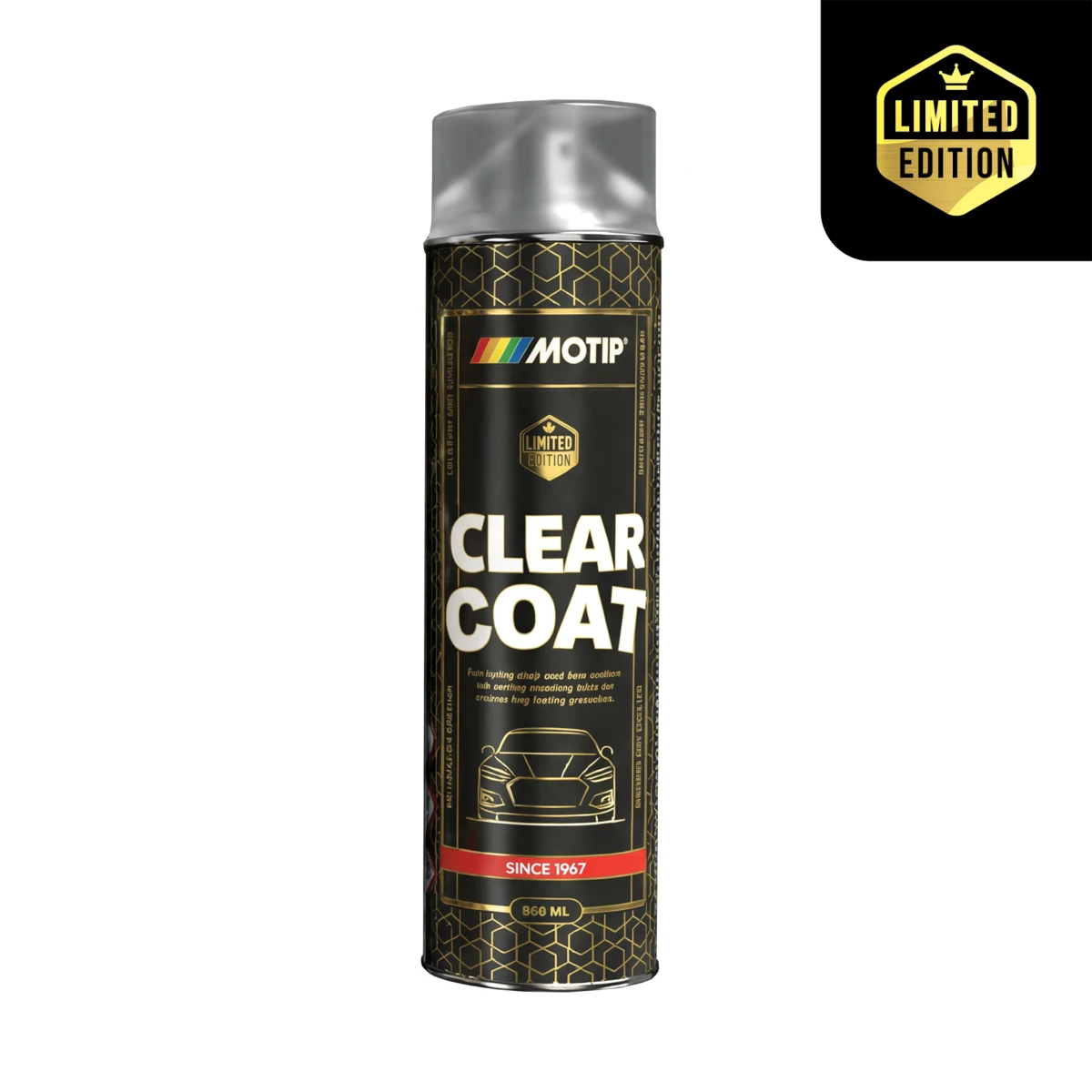 Prozorni lak v spreju 1K/2K 160ml-600ml Motip 1 Prozorni lak v spreju 600ml CLEAR COAT 604009 LE 2023 Motip