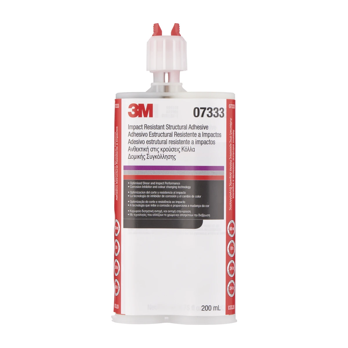 Dvokomponentno lepilo za panele 200ml IMPACT RESISTANT 07333 3M 2 Dvokomponentno lepilo za panele 200ml IMPACT RESISTANT 07333 3M – 2