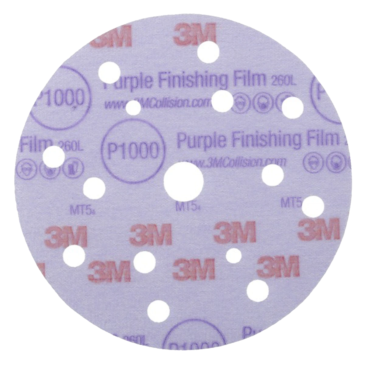 Polirni disk 150mm HOOKIT PURPLE FINISH 260L 3M 1 Polirni disk 150mm HOOKIT PURPLE FINISH 260L 3M
